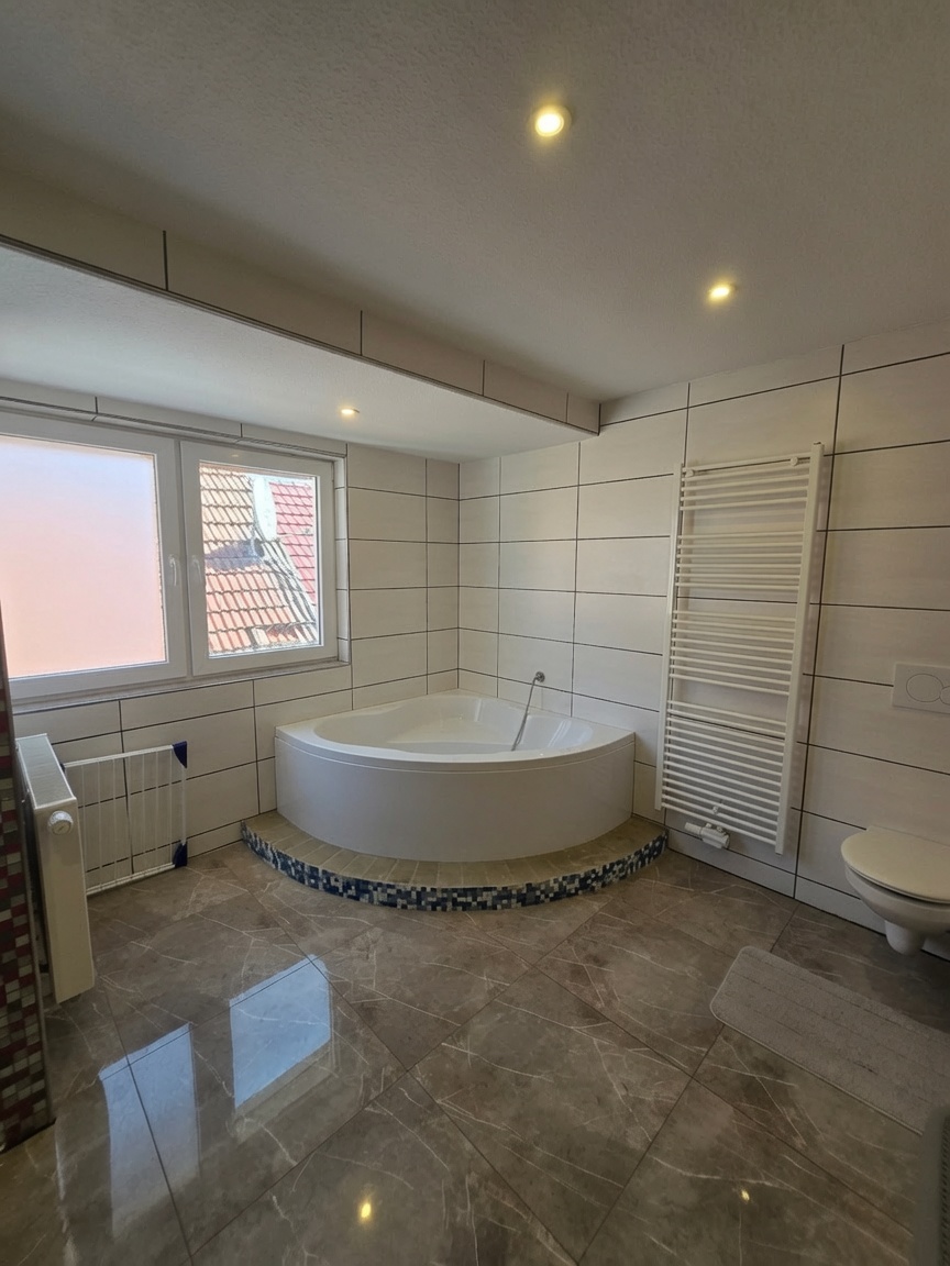 Vorschlag Badezimmer fertig saniert Reihenmittelhaus Mudau