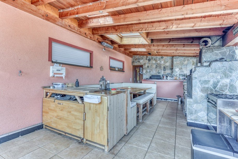 Gem�tliche Terrasse Chalet Erbach